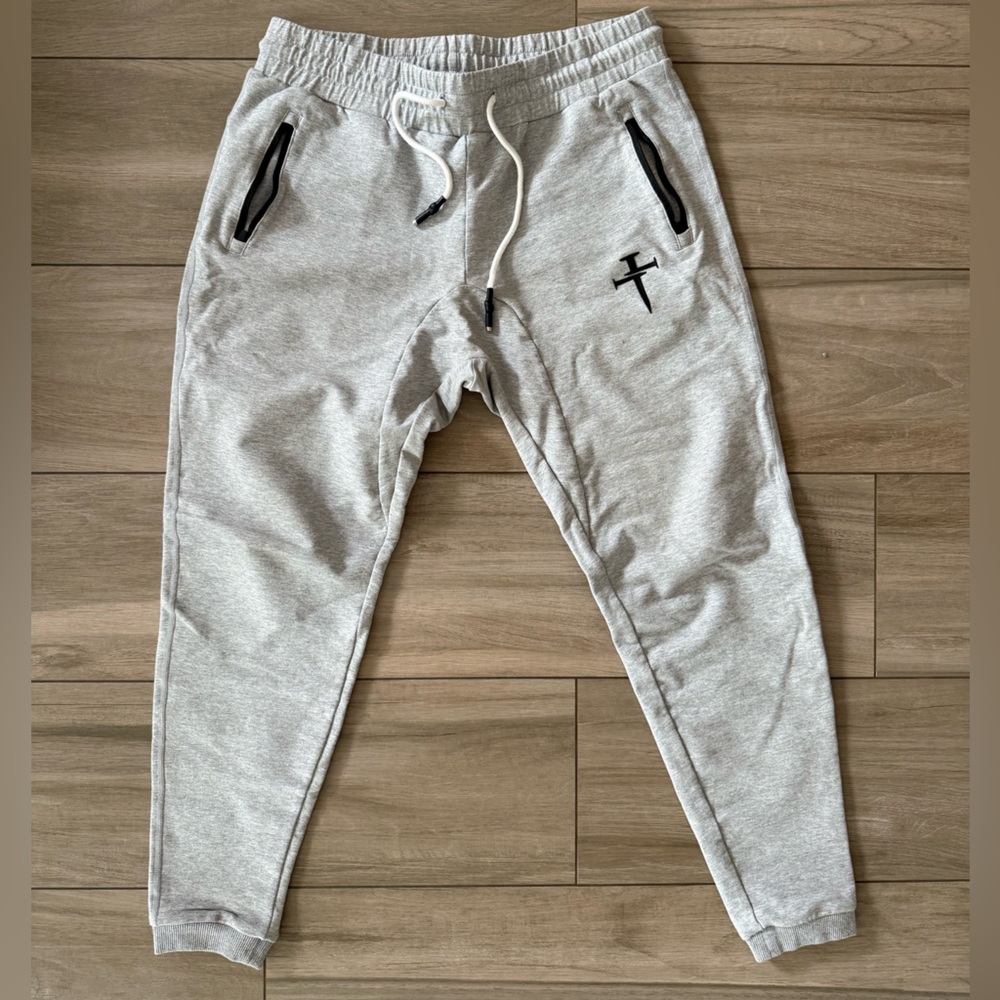 Three nails men’s Gray, Black & Brown Jogger Pants bundle Drawstring Bottoms - Picture 6 of 7